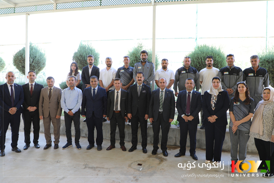 Koya University President Inaugurates Renovated Futsal Court for Academic and Administrative Staff