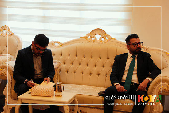 President of Koya University Receives Delegation from "Meed" Foundation to Enhance Sustainable Cooperation