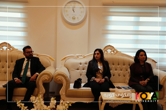 President of Koya University Receives Delegation from "Meed" Foundation to Enhance Sustainable Cooperation