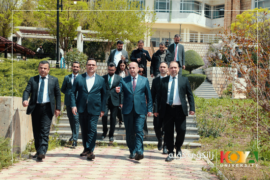 President of Koya University Receives Delegation from "Meed" Foundation to Enhance Sustainable Cooperation