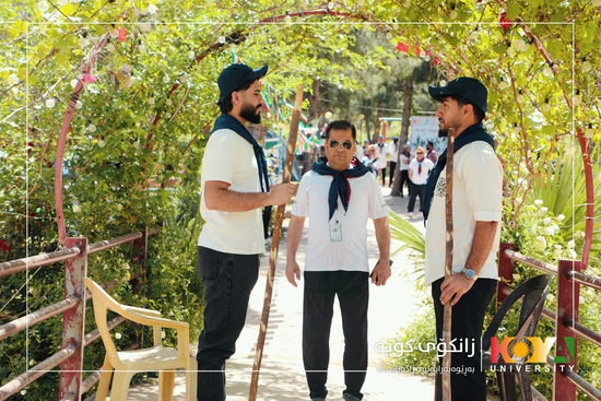 Koya University President Visits Scouting Camp for Faculty of Physical Education Students