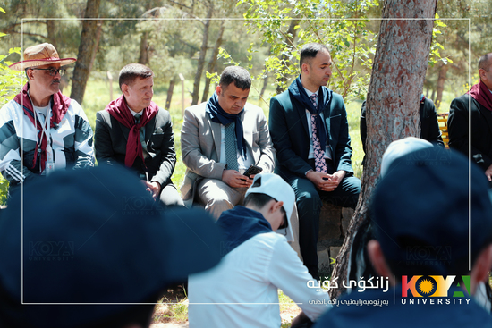 Koya University President Visits Scouting Camp for Faculty of Physical Education Students