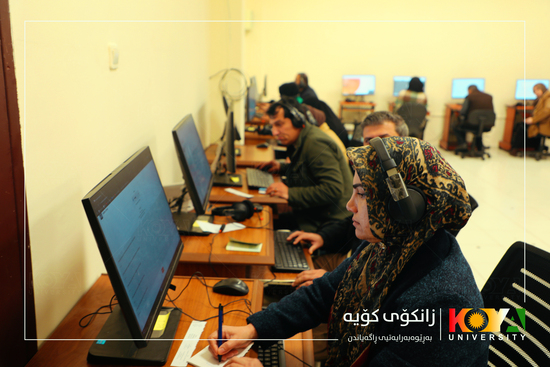 Bahar Center at Koya University Hosts English Proficiency Exams Across Four Levels