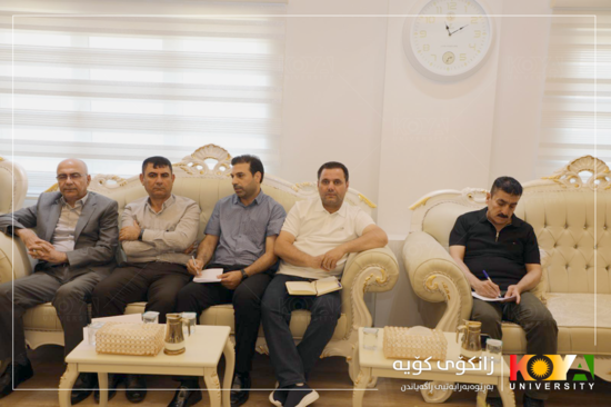 Koya University President Holds an Expanded Meeting with the Council of the Faculty of Education