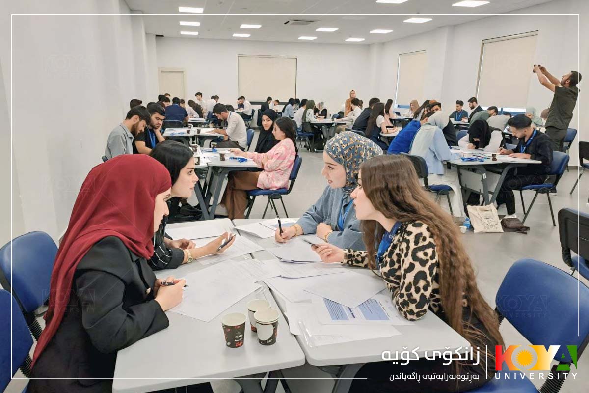 تیمێک لە خوێندکارانی بەشی ماتماتیکی زانکۆی کۆیە بەشداربوون لە یەکەمین پێشبڕکێی بیرکاریی کوردستان