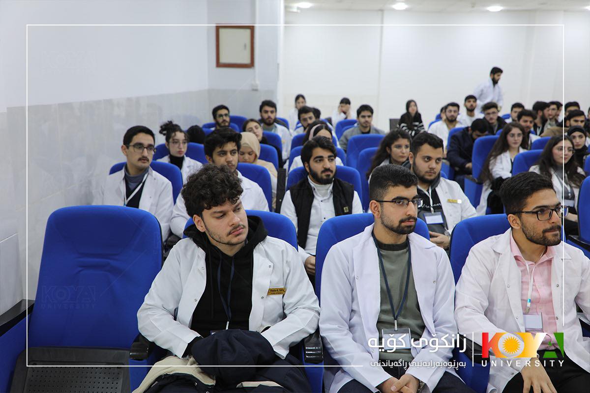 رئيس جامعة كوية يفتتح قاعات الامتحانات في كلية الطب العام