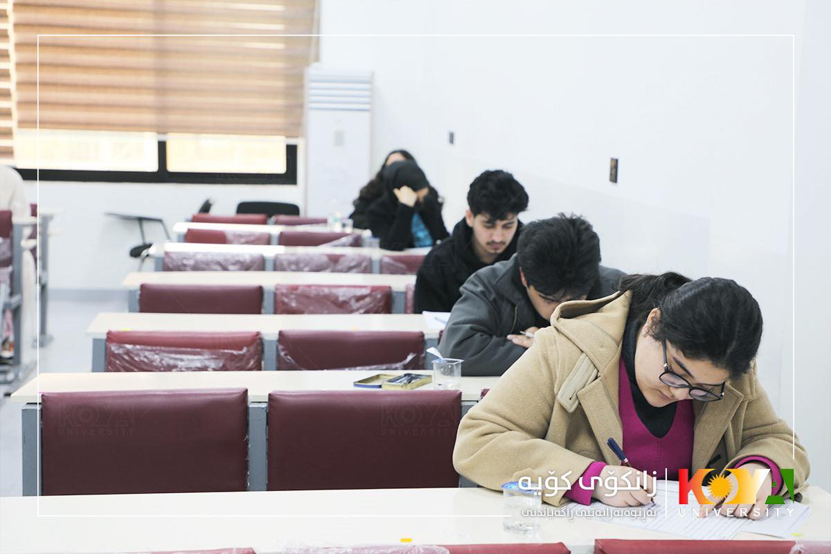 رئيس جامعة كوية يفتتح قاعات الامتحانات في كلية الطب العام