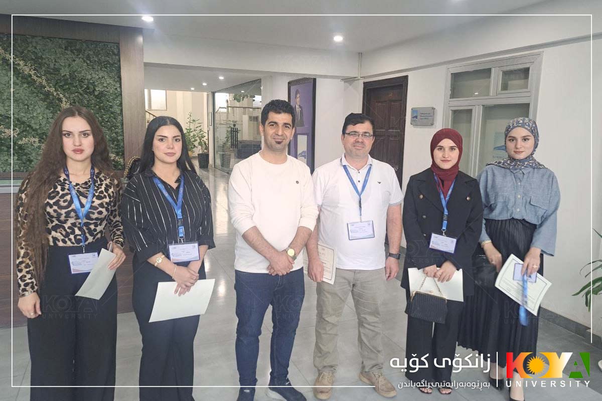 تیمێک لە خوێندکارانی بەشی ماتماتیکی زانکۆی کۆیە بەشداربوون لە یەکەمین پێشبڕکێی بیرکاریی کوردستان