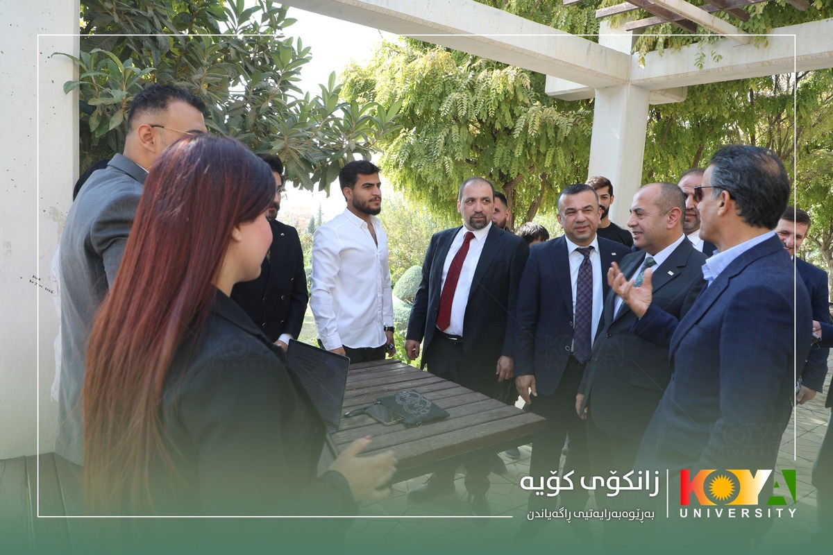 The Minister of Higher Education and Scientific Research, Dr. Aram Mohammed Qadir, Visits Koya University
