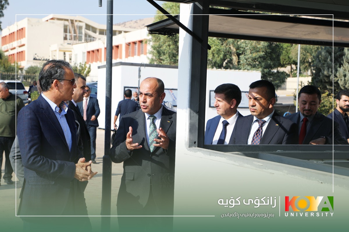 The Minister of Higher Education and Scientific Research, Dr. Aram Mohammed Qadir, Visits Koya University