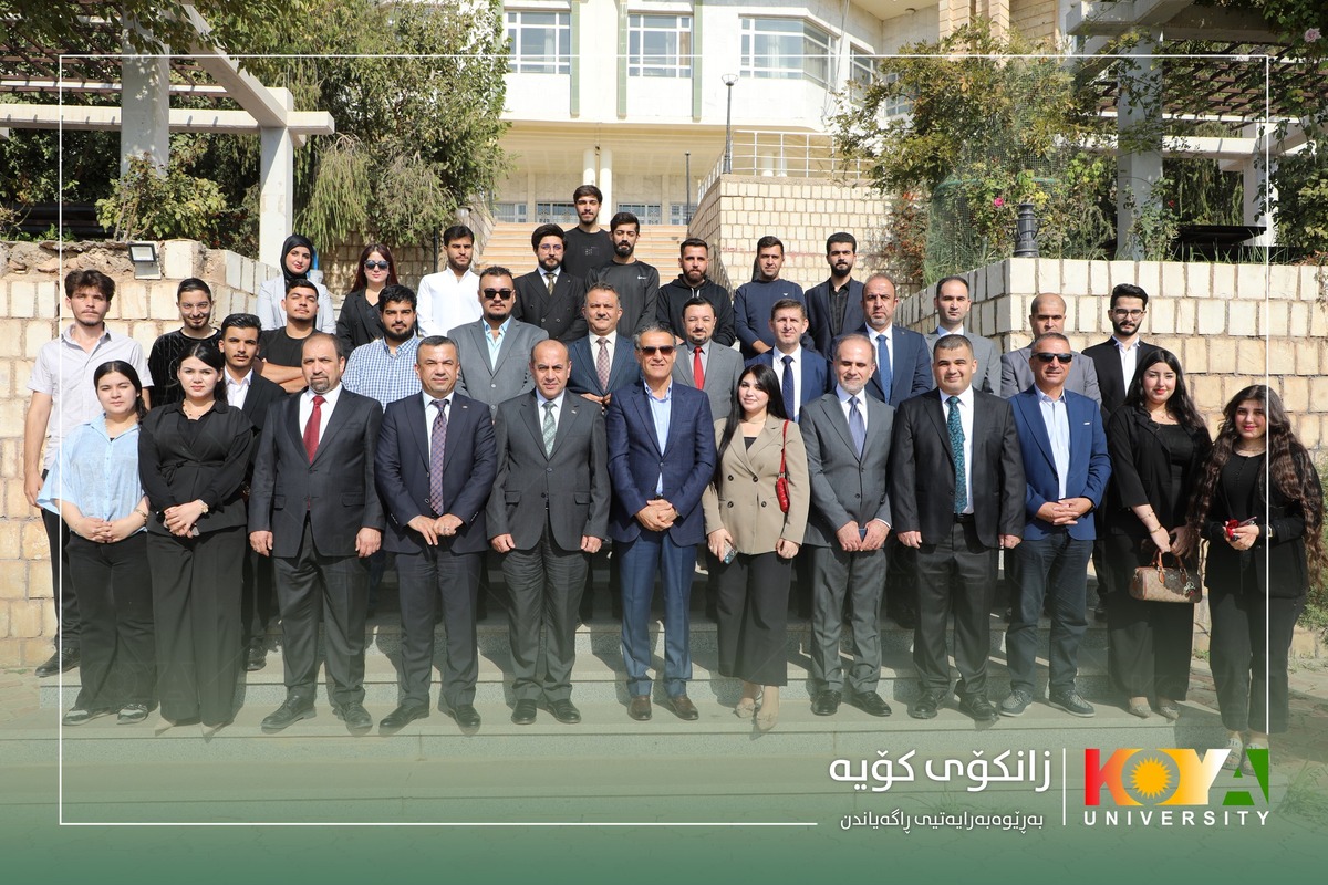 The Minister of Higher Education and Scientific Research, Dr. Aram Mohammed Qadir, Visits Koya University