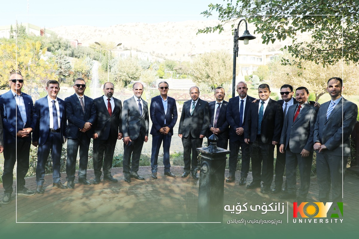 The Minister of Higher Education and Scientific Research, Dr. Aram Mohammed Qadir, Visits Koya University