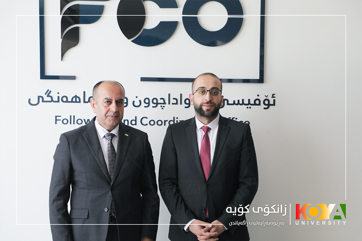 A delegation from Koya University visits the FCO of the Deputy Prime Minister of the Kurdistan Region