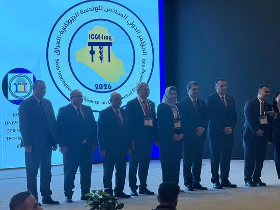 In Active Partnership with Koya University: The 6th International Conference on Geotechnical Engineering Concludes in Baghdad