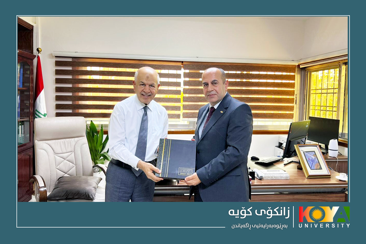Koya University Delegation Visits The Higher Committee for Education Development in Iraq (HCED)