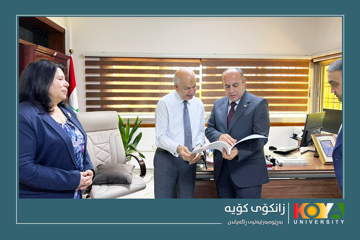 Koya University Delegation Visits The Higher Committee for Education Development in Iraq (HCED)