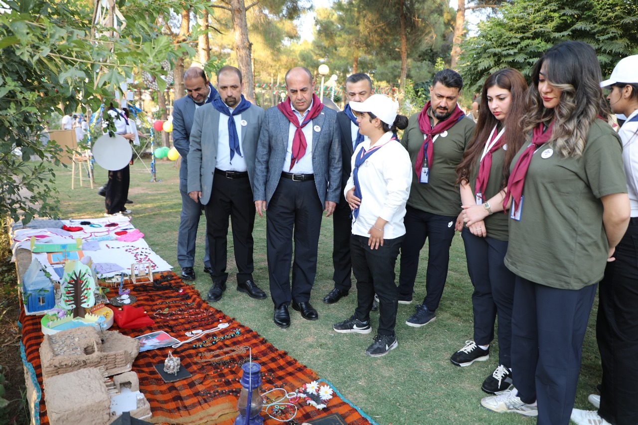 سەرۆکی زانکۆ چالاکیی چادرگەی دیدەوانی خوێندکارانی فاکەڵتیی پەروەردەی جەستەیی و زانستەوەرزشییەکانی زانکۆی کۆیەی بەسەرکردەوە