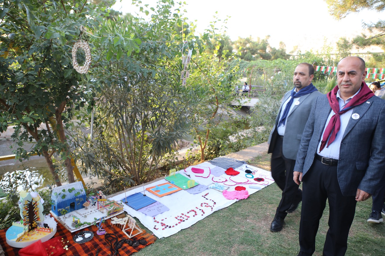 سەرۆکی زانکۆ چالاکیی چادرگەی دیدەوانی خوێندکارانی فاکەڵتیی پەروەردەی جەستەیی و زانستەوەرزشییەکانی زانکۆی کۆیەی بەسەرکردەوە