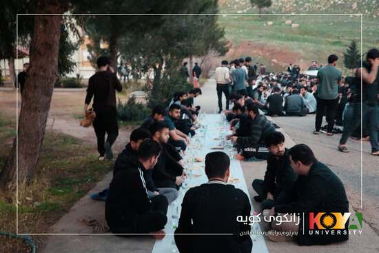 Supported by Benevolent Donors, Koya University Provides Ramadan Iftar Meals for Dormitory Students