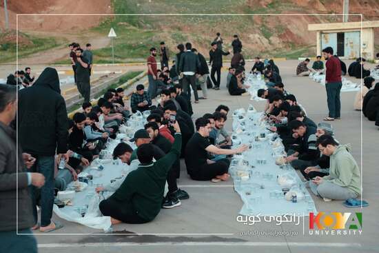 Supported by Benevolent Donors, Koya University Provides Ramadan Iftar Meals for Dormitory Students