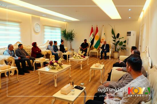 Koya University President Receives Delegation from Doctors Without Borders (MSF)
