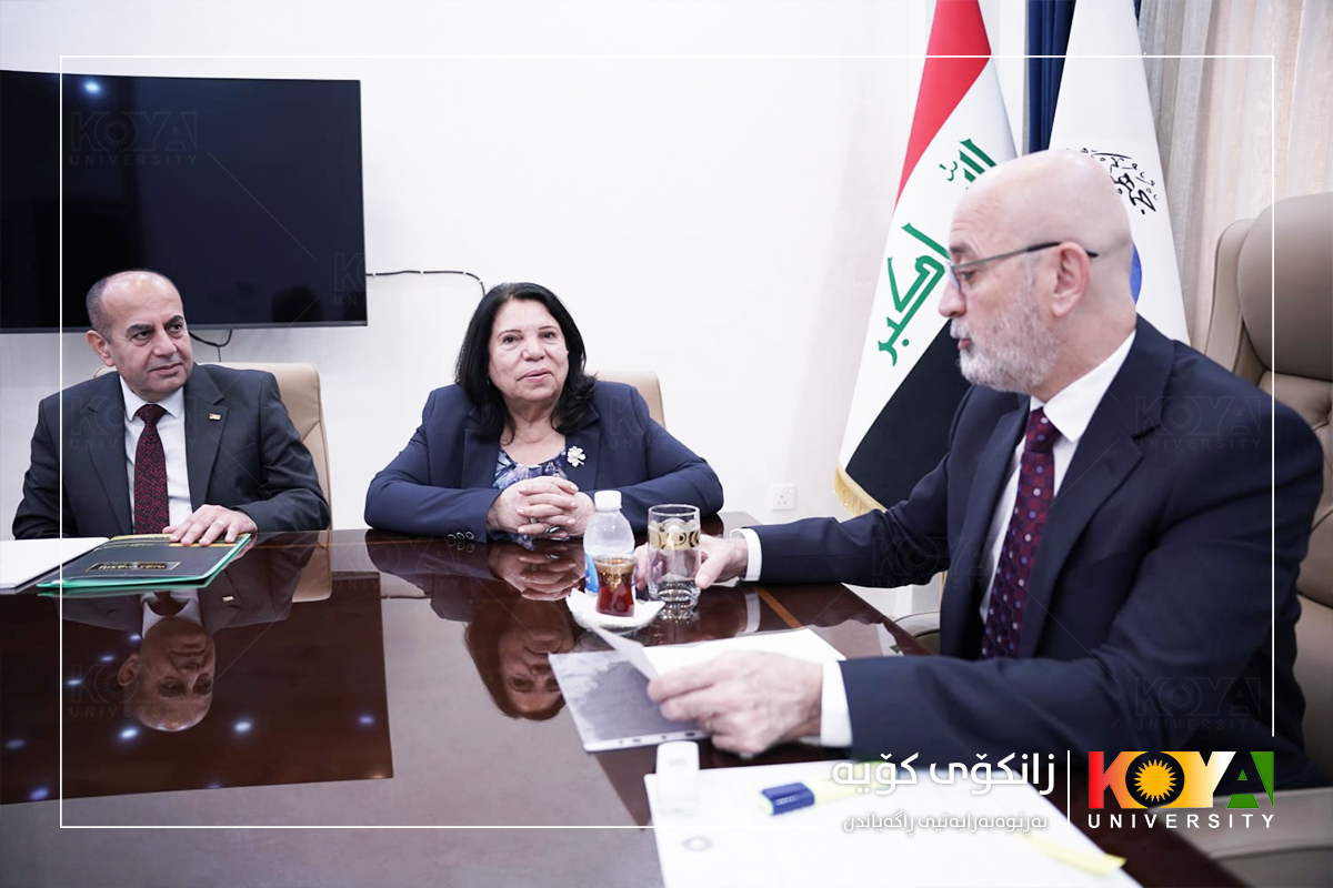 Koya University Delegation Visits Federal Government Ministry of Environment in Baghdad