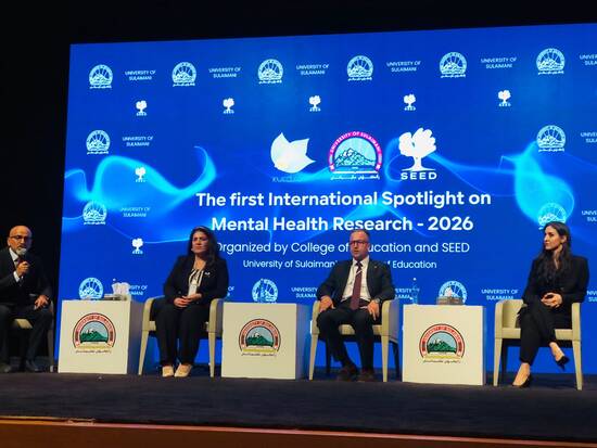 Koya University Academic Presents Peer-Reviewed Research at International Mental Health Conference