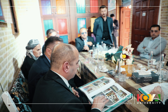 Koya University President Visits "Kurdish Heritage Revival" Organization in Sulaymaniyah