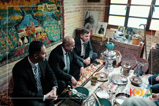 Koya University President Visits "Kurdish Heritage Revival" Organization in Sulaymaniyah