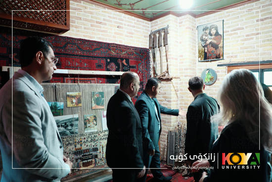 Koya University President Visits "Kurdish Heritage Revival" Organization in Sulaymaniyah