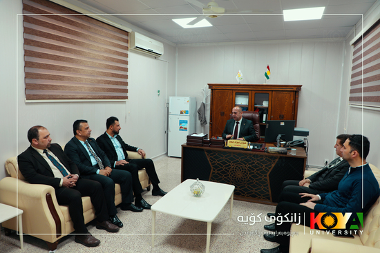 President of Koya University Visits Several University Directorates to Oversee Operations