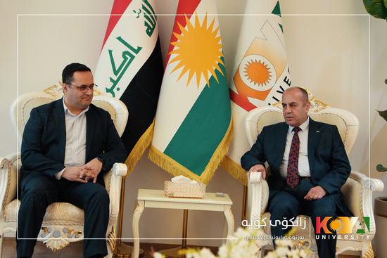 President of Koya University Receives Delegation from "Meed" Foundation to Enhance Sustainable Cooperation