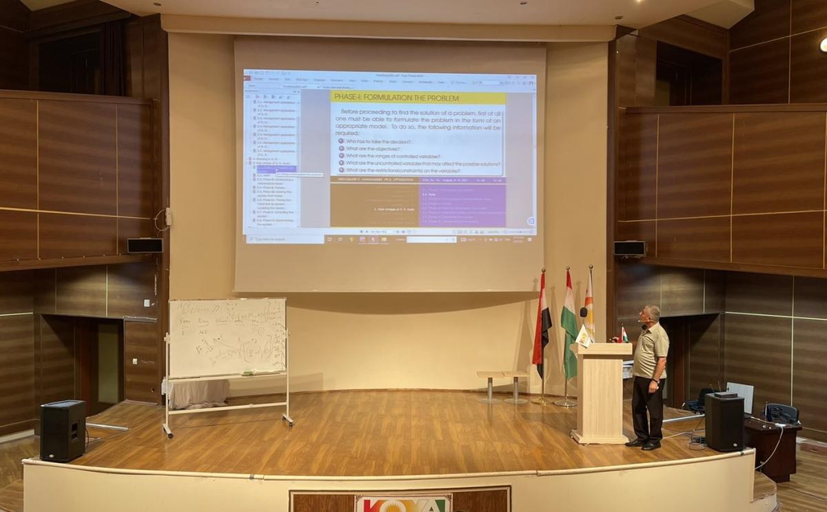 Department of Mathematics Held a Workshop on "Application of Operation Research in Real Life"