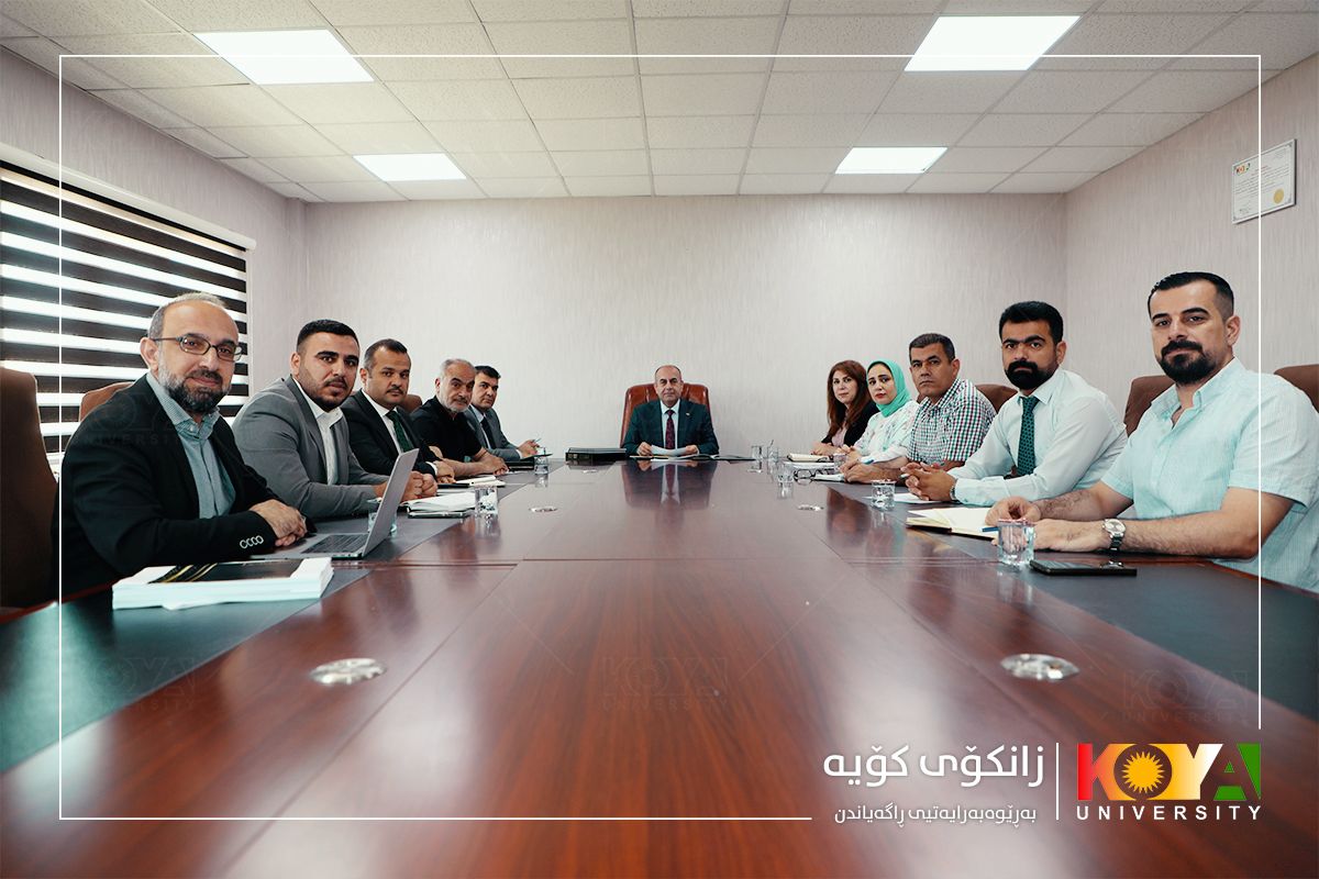 ەرۆکی زانکۆی کۆیە سەرپەرشتی کۆبوونەوەی لیژنەی جێبەجێکردنی کۆڵەگەی (بەنێودەوڵەتیبون و دەرکەوتنی جیهانی) لە پلانی ستراتیژی کرد