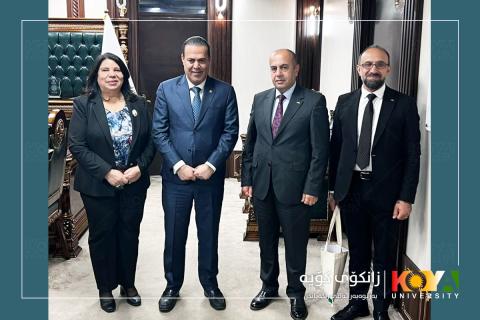 President of Koya University Visits Deputy Minister of Oil in Federal Government