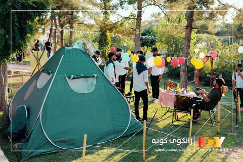 چالاکیی چادرگەی دیدەوانی خوێندکارانی فاکەڵتیی پەروەردەی جەستەیی و زانستەوەرزشییەکانی زانکۆی کۆیە بەڕێوەچوو