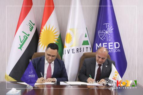 Koya University and "MEED Foundation" Sign Memorandum of Understanding