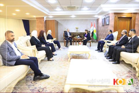 Koya University President Visits the KRG Ministry of Agriculture and Water Resources to Advance the "Green University" Initiative