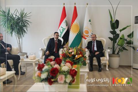  Koya University President Receives AUIB Delegation to Foster Academic and Research Cooperation