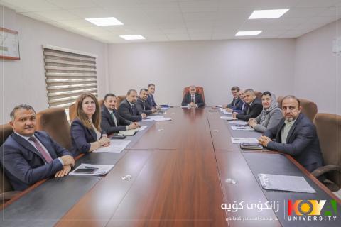 Koya University Council Conducts Its Second Regular Meeting for Academic Year 2025-2026