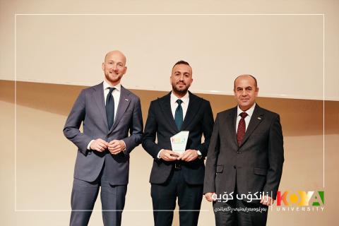 دەرچویەکی زانکۆی کۆیە خەڵاتێکی نێودەوڵەتی بواری مافی مرۆڤ وەردەگرێت