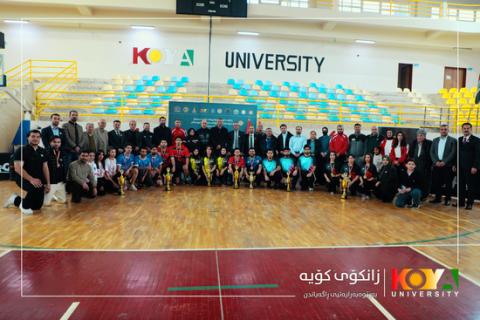 Kurdistan Universities' Table Tennis Championship Concludes at Koya University