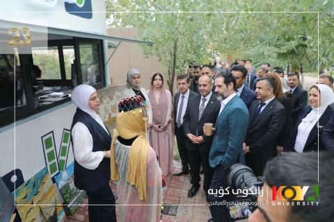 In the Presence of KRG Deputy Prime Minister Qubad Talabani: 'My First Business' Initiative Inaugurated at Koya University