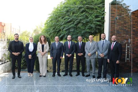 A delegation from Koya University visits the FCO of the Deputy Prime Minister of the Kurdistan Region