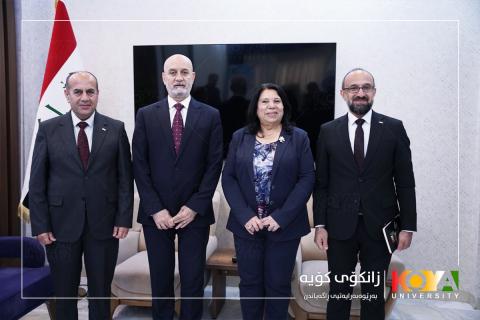 Koya University Delegation Visits Federal Government Ministry of Environment in Baghdad