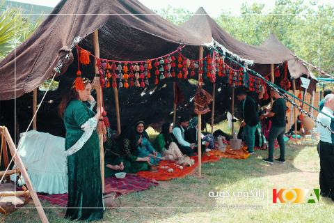 ڕەشماڵی کوردەواری لە زانکۆی کۆیە