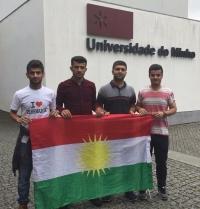 Koya University Students Marhaba awardees at the University of Minho 