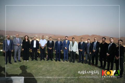 Koya University Council Visits Taq Taq District